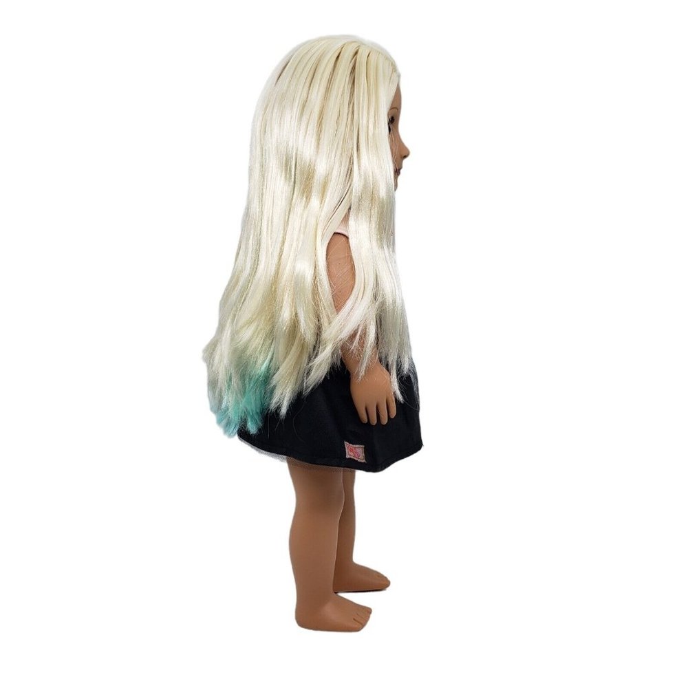 Our Generation Amya Deco Doll Blonde Green Hair Hazel Eyes Fashion Toy 18 in - Picture 2 of 12